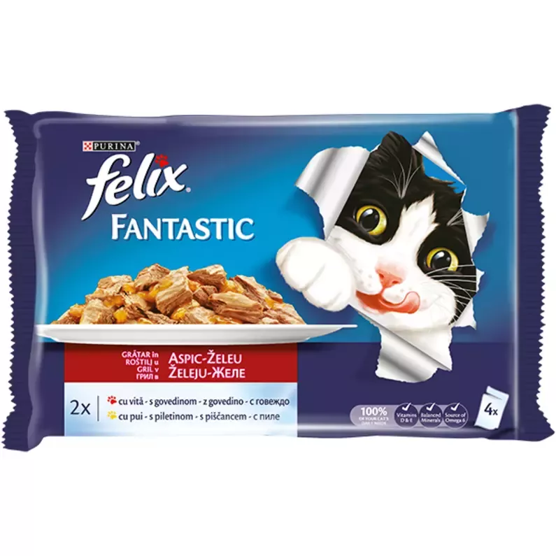 Felix Beef Chicken 400g