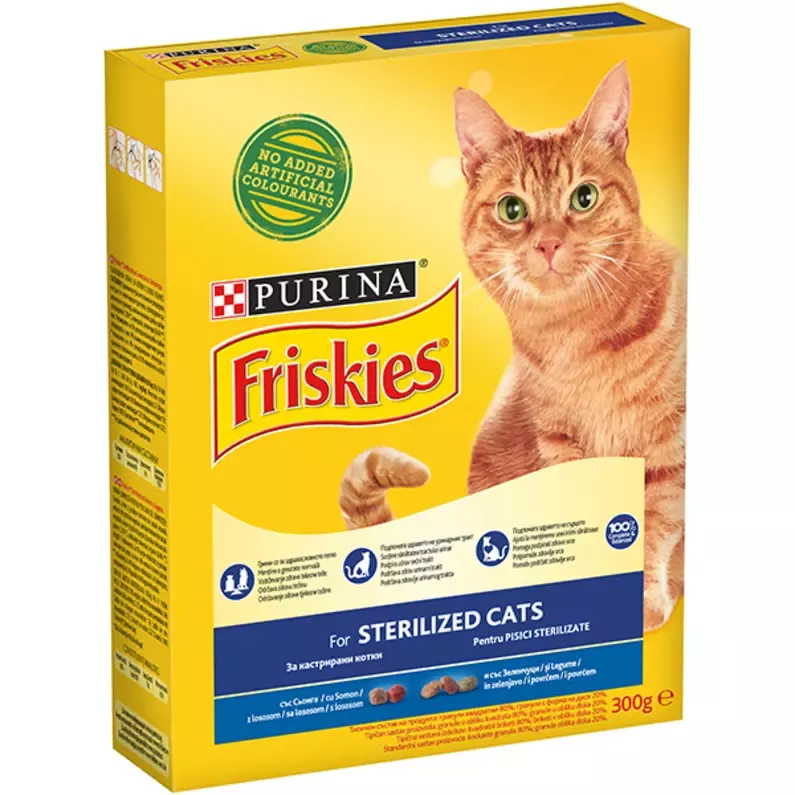 Friskies Cat Neutered with salmon and vegetables 300g